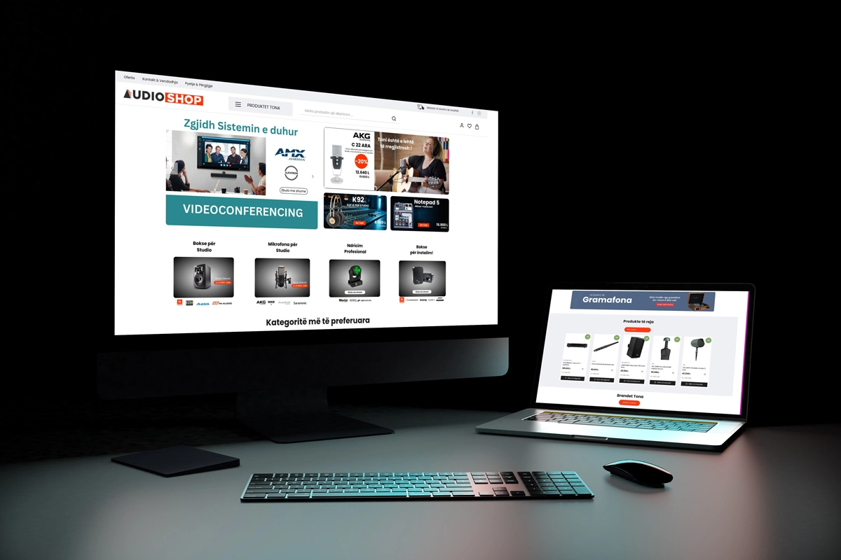 AudioShop - E-Commerce Store